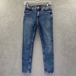 Silver Jeans High Note Skinny Jeans Medium Wash Women's 26 x‎ 27
